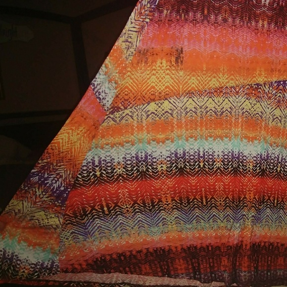 Beautiful Bright Multicolored Maxi Skirt - Picture 4 of 5